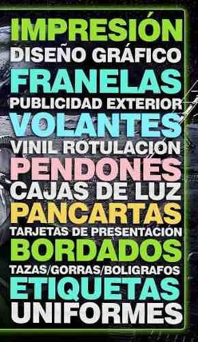 Publicidad Diseño Grafico Impresiones Estampados Imagen