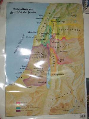 Vendo Mapa De Geografía Del Nuevo Testamento