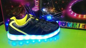 Zapatos Hummer Led Color Negro # 36