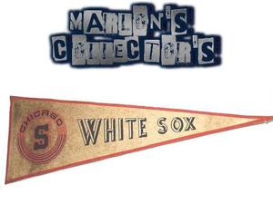 Antiguo Banderín Original Béisbol  Chicago White