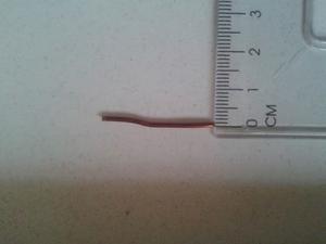 Alambre De Cob. 1 Mm Para Bisuteria