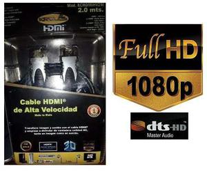 Cable Hdmi De 2 Mts 3d Fullhd 4k Ps4 Direct Tv Bluray Krolls