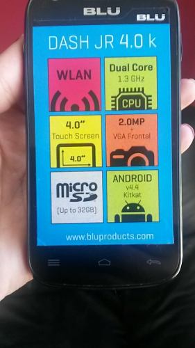 Celular Blu Dash 4.0 Nuevos Liberados