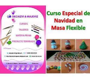 Curso Especial de Navidad en Masa Flexible