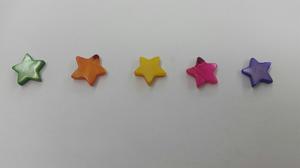 Estrellas En Nacar Diversos Colores