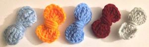 Oferta! Lacitos Grandes Tejidos Crochet Apliques/bisuteria