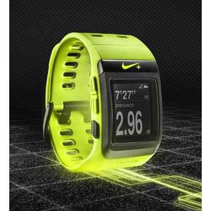 Reloj Monitor Cardiaco Nike+ Sportwatch Con Gps Volt/black