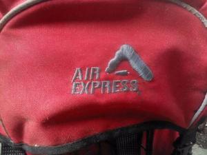 Morral Grande Tipo Camping Respaldar En Aluminio