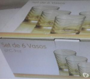 Set de 6 vasos para Whisky