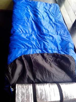Sleeping Bag 220x100cm Impermeable Con Bolso Y Aislante, 2p