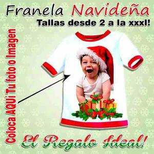 Franela Personalizada Navidad