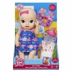 Muñeca Baby Alive Toma Agua Y Hace Pipi (Hasbro)