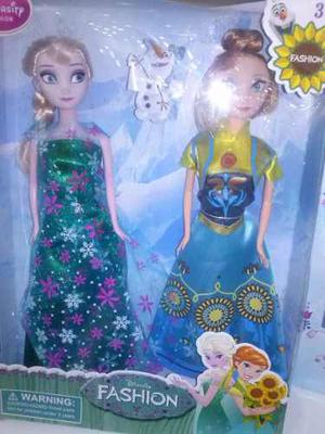 Muñecas Ana Y Elsa De Frozen