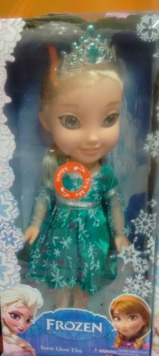 Muñecas Frozen Ana Y Elsa Canta, Enciende Luz Collar 35 Cm,