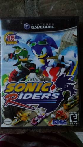 Sonic Riders Gamecube Usado Con Su Catálogo Y Todo.