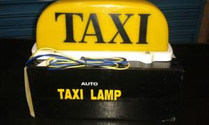 Aviso De Taxi Con Iluminación Interna