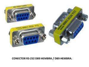 Conector Rs-232 Db9 Hembra / Db9 Hembra