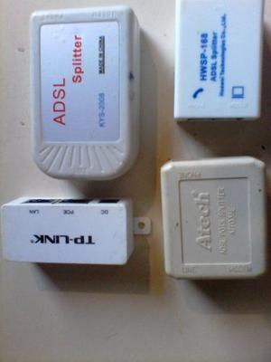 Conectores Telefonicos Splitter Rj11 Y Fax Modem E Internet