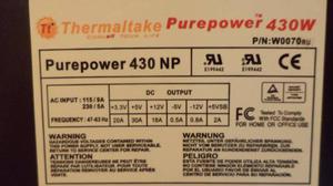 Fuente De Poder Certificada Thermaltake 430w