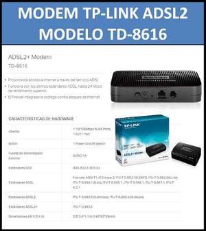 Modem Tplink Adsl2 Td Compatible Con Cantv