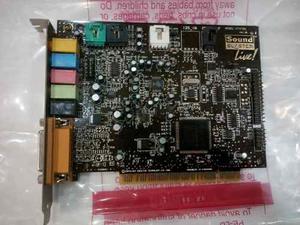 Tarjeta De Audio Sound Blaster Live! Modelo Ct