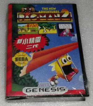 Juego Pac Man 2 Sega Genesis Nuevo En Su Caja