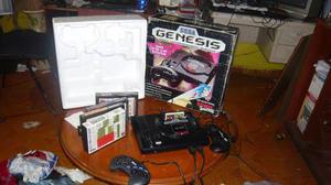 Sega Genezis Bueno Con 5 Juegos