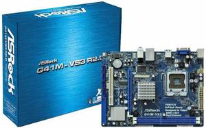 Tarjeta Madre Asrock G41m-vs Ddr3 Con Su Procesador