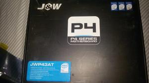 Tarjeta Madre De Alta Gama J&w Jwp43at Ddr2 + Procesador