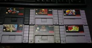 Video Juegos De Cassette De Super Nintendo