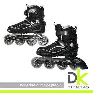 Patines En Linea Adulto Plt Aluminio Silicon Abec-7