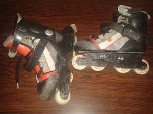 Patines En Linea Ajustable Talla 30 Al 34 (para Niños)