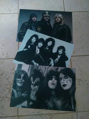 Afiches Rock Kiss, Motorhead, Queen