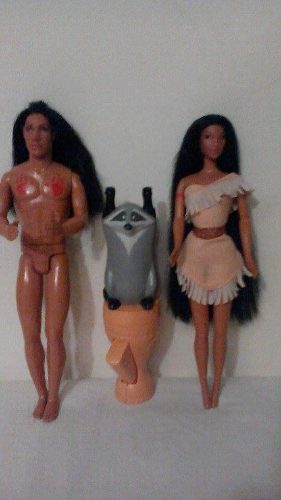 Barbie Disney Pocahontas Coleccionables Precio X Los 3