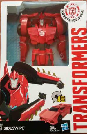 Transformers Sideswipe Robots Rojo De Hasbro