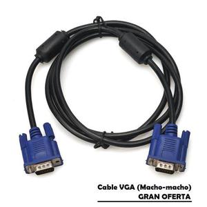 Cable De Video Vga / 1,5 Mts / Con Filtros (macho - Macho)