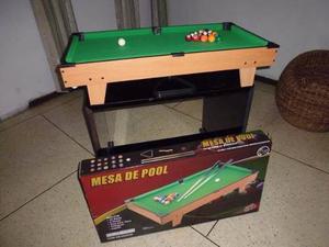 Mesa De Pool Mediana Jeidy Toys Como Nueva A Estrenar