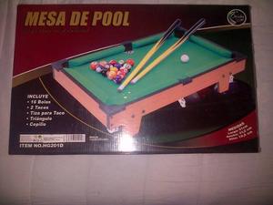 Mesa De Pool Medidas Largo 51 Cm Ancho31.2 Altocm