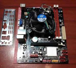 Placa Madre H61mlv2 Ddr3 + Procesador G620 Con Fancooler