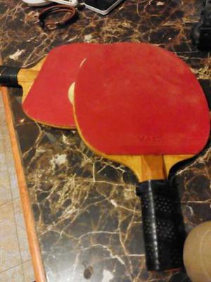 Raquetas De Ping Pong Y Pelota