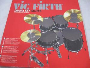 Set De 8 Gomas Pad De Practica Para Bateria Marca Vic Firth