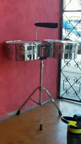 Set De Timbales Con Campana