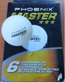 Stiga Phoenix Master Pelotas De Tenis De Mesa 6 Unid