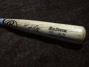 Bate De Béisbol Rawlings Autografiado (Bob Abreu / )