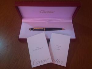Bolígrafo Cartier Diabolo Auténtico Auten