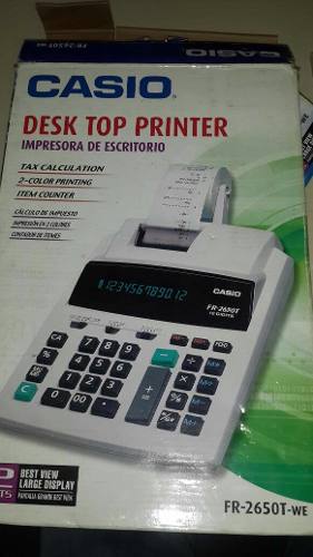 Calculadora Casio Desk Top Printer