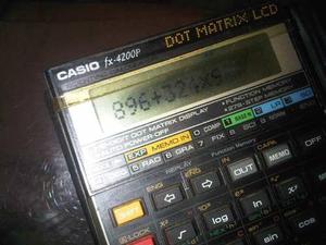 Calculadora Cientifica Casio Fx-p Dot Matrix Lcd