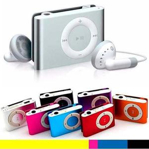 Mp3 Tipo Shuffle Con Audifonos. Soporta Micro Sd Hasta 16 Gb