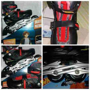 Patines Lineales Ajustables Hot Wheels