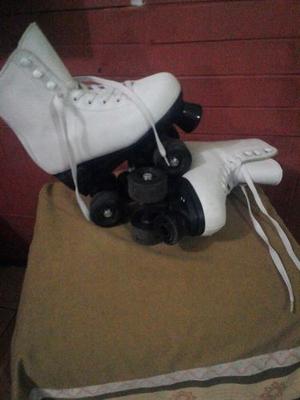 Patines Profesionales De Cuero Para Patinaje Artístico